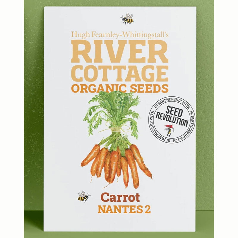 River Cottage Organic Seeds – Carrot ‘Nantes 2’ (1 Packet) image 0