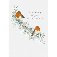 Woodmansterne Thinking Of You Christmas Card image 0
