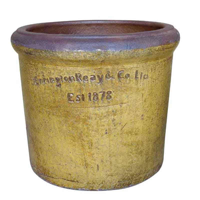 Errington Reay & Co. Ltd Courtyard Rim Planter Old Leather (Large S1) image 0