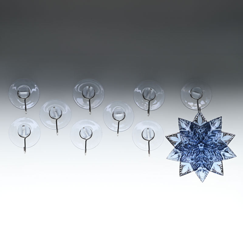 Festive Multi-Purpose 35mm Hooks with Suction Cups (Pack of 12) image 0