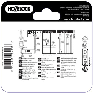 Hozelock Strip Micro Jets (Pack of 12) image 1