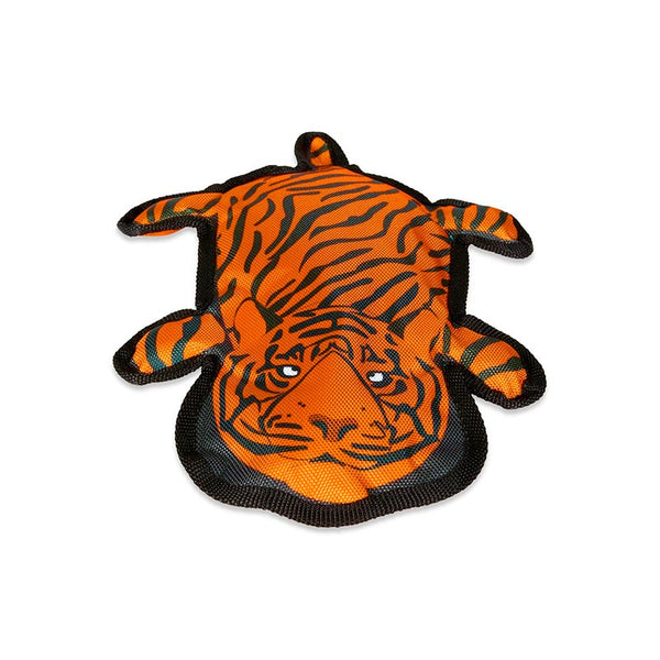 Petface Multi-Squeak Tiger Dog Toy image 1