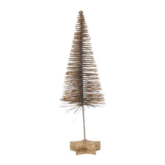 Gisela Graham Dark Gold Brush Tree image 1