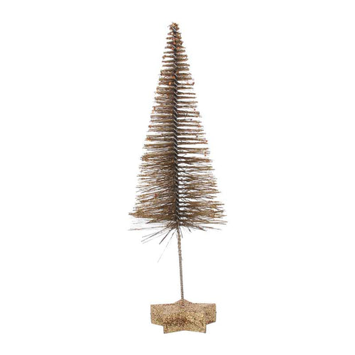 Gisela Graham Dark Gold Brush Tree image 1