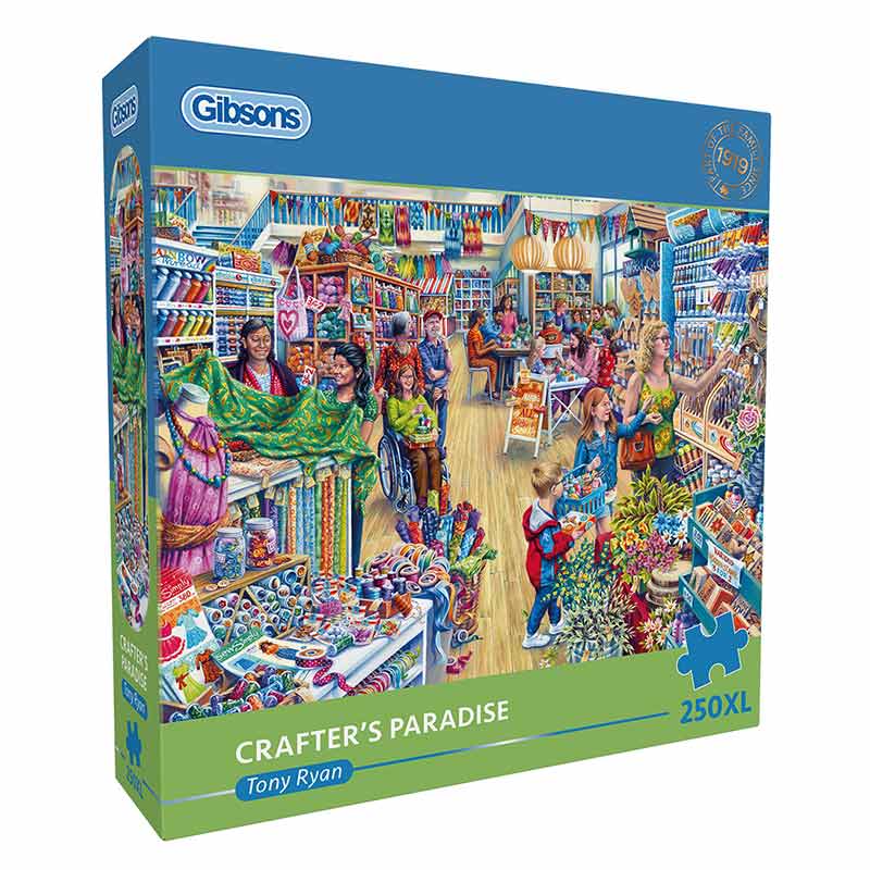 Gibsons Crafter's Paradise 250 XL Piece Puzzle image 0