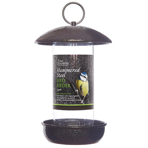 Tom Chambers Hammered Steel Seed Feeder image 0