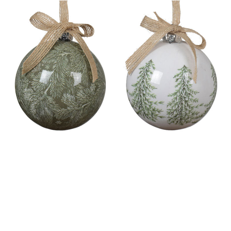 Decoris Polyfoam Bauble with Jute Hanger (Assorted Designs) image 0