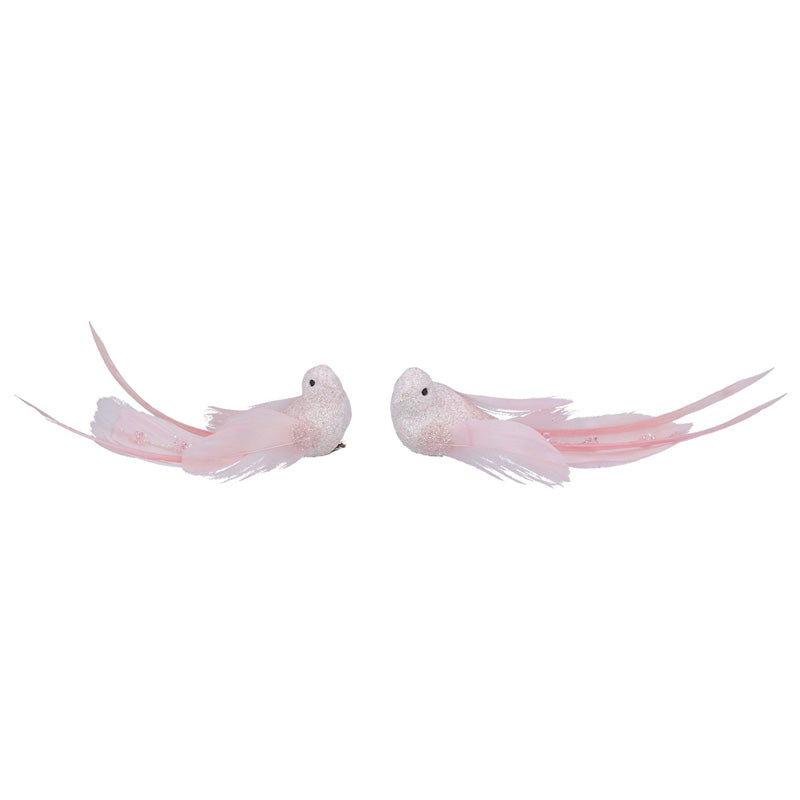 Gisela Graham Pink Bird Clip (Assorted Designs) image 0