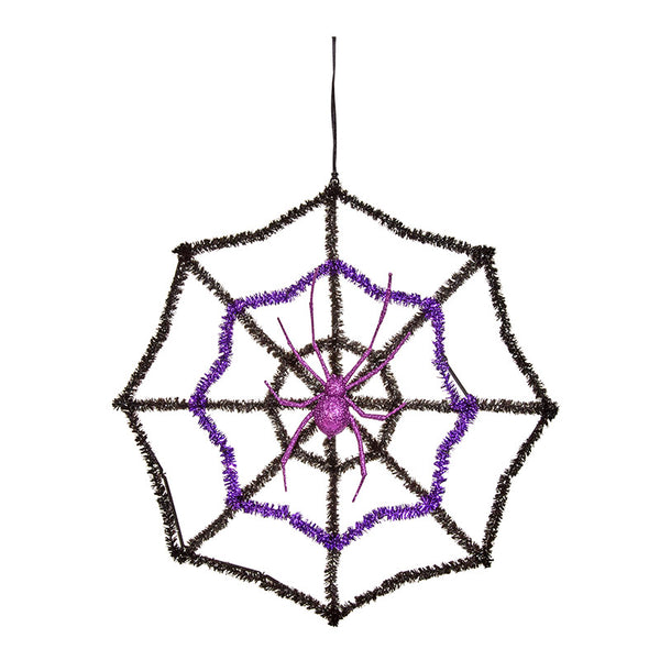 Sparkle Spider's Web Halloween Decoration (1 Spiders Web €“ Assorted Designs) image 1