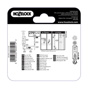 Hozelock 180-Degree Micro Sprinkler (Pack of 12) image 1