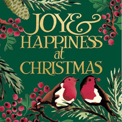 Woodmansterne Joy & Happiness Christmas Card image 0