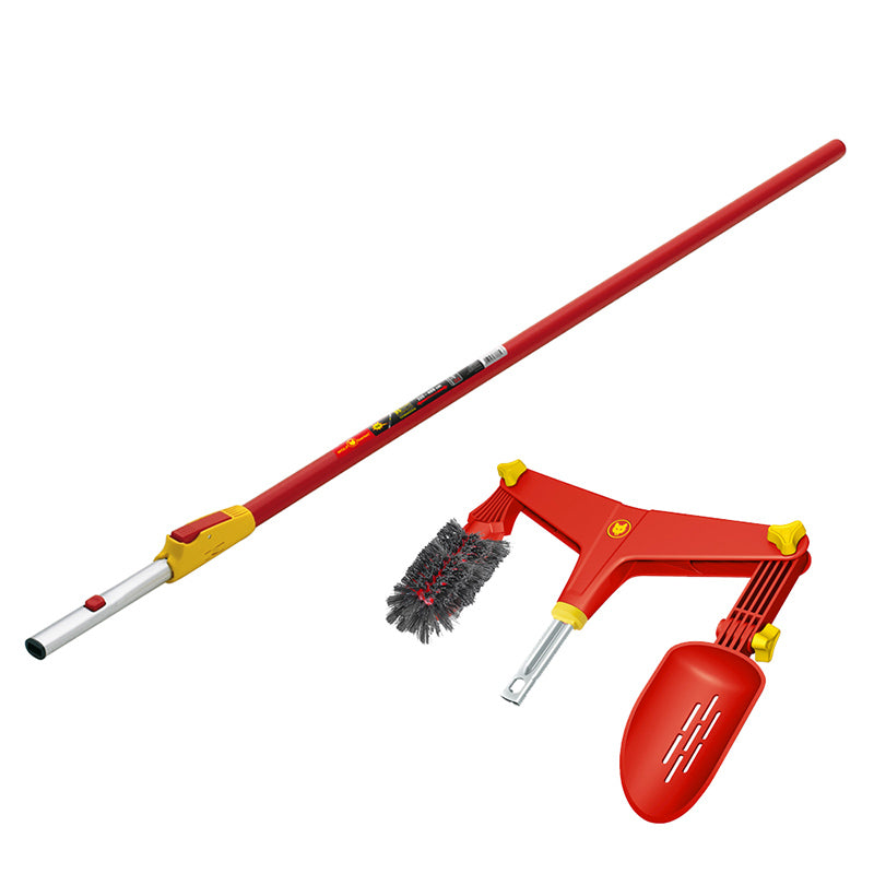 Wolf Garten multi-change Gutter Cleaner with Metal Telescopic Handle Set image 0