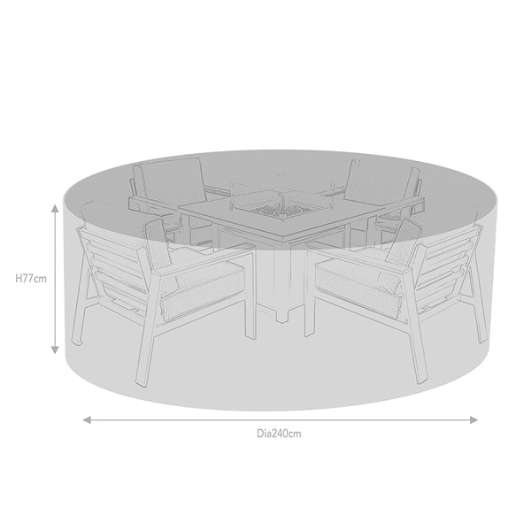 Supremo Cover for 4 Seat Lounge Set, Dia. 240cm image 3