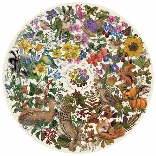 Gibsons The Art File: Nature's Seasons 500 Piece Puzzle image 0