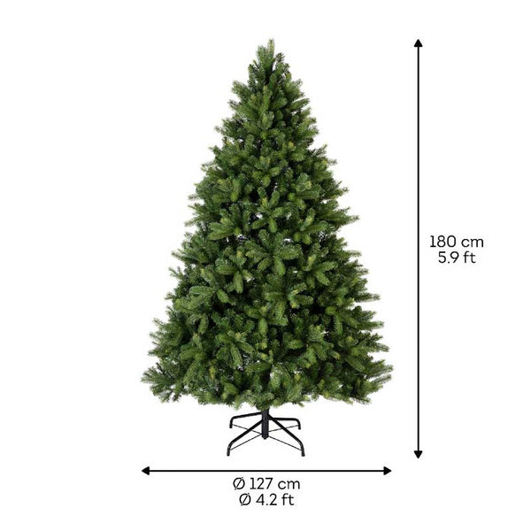 Everlands Freiburg Pine / Beaumont Pine Artificial Christmas Tree - 6ft image 5