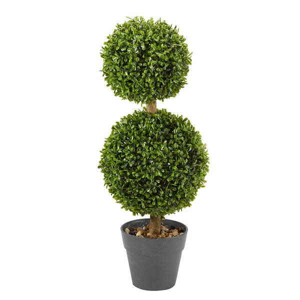 Smart Garden 60cm Duo Artificial Topiary Tree image 1