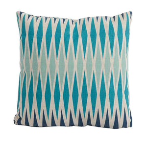 Bramblecrest Square Scatter Cushion, 45 x 45cm - Harlequin Blue image 3