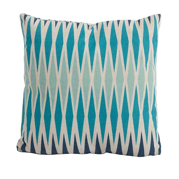 Bramblecrest Square Scatter Cushion, 45 x 45cm - Harlequin Blue image 3