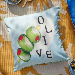Furn Mediterranean Olive Outdoor Cushion, 45 x 45cm image 0