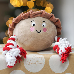 Zoon Pull-a-Pie Plush Dog Toy image 1
