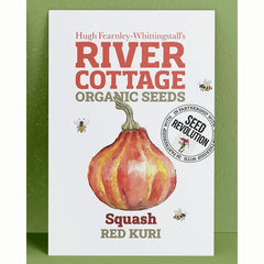 River Cottage Organic Seeds – Squash ‘Red Kuri’ (1 Packet) image 0