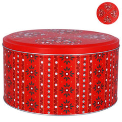 Gisela Graham Alpine Red Cake Tin image 0