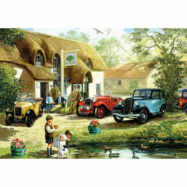 Gibsons Feeding the Ducks 500 Piece Jigsaw Puzzle image 0