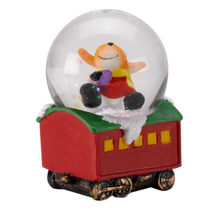 Three Kings All Aboard! Santa's Train SnowSphere image 2