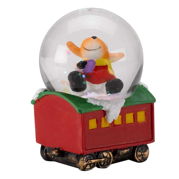 Three Kings All Aboard! Santa's Train SnowSphere image 2
