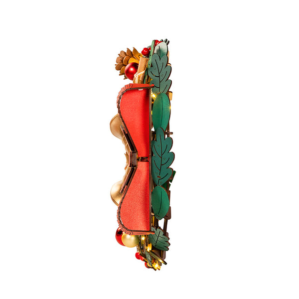 Rolife Christmas Wreath 3D Puzzle Creation Set image 4