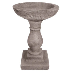 Willowstone Elegant Bird Bath - Antique Grey image 0