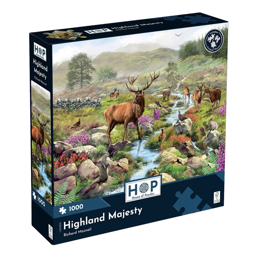 House of Puzzles Highland Majesty 1000 Piece Puzzle image 0