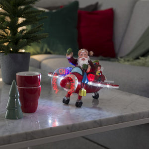 Konstsmide Fibre Optic Plane - Santa image 0