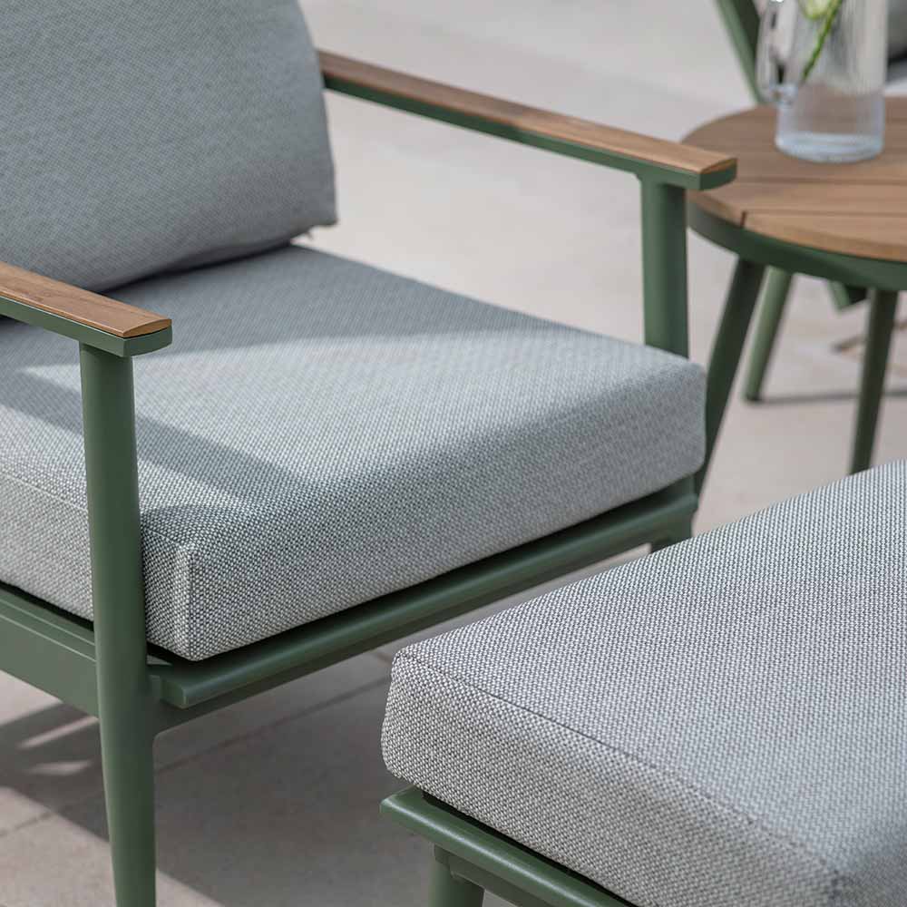 Bramblecrest RHS Wisley 2 Seat Recliner Set in Sage image 0
