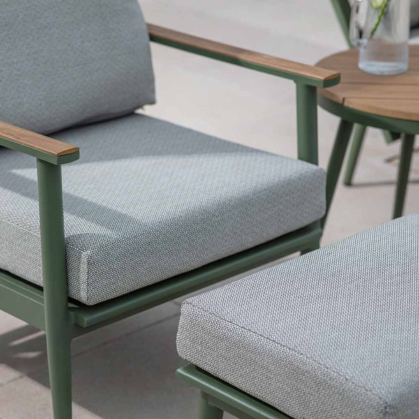 Bramblecrest RHS Wisley 2 Seat Recliner Set in Sage image 1
