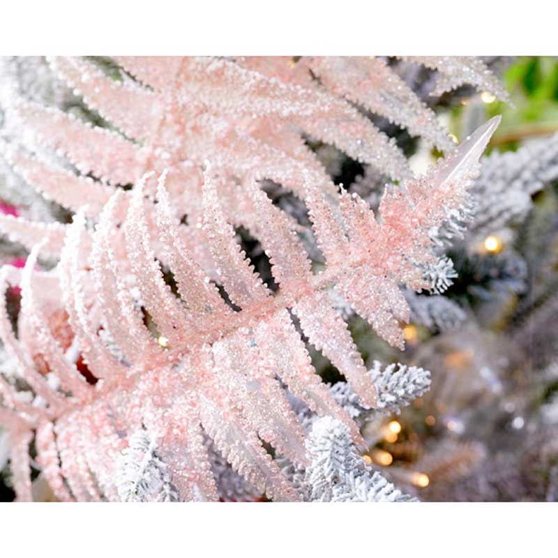 Everlands Blush Pink Fern Spray (80cm) image 0