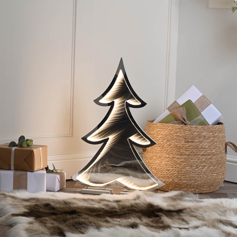 Festive Infinity Warm White Tree image 0