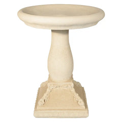 Willowstone Venetian Bird Bath - Cream image 0