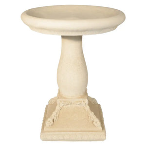 Willowstone Venetian Bird Bath - Cream image 0