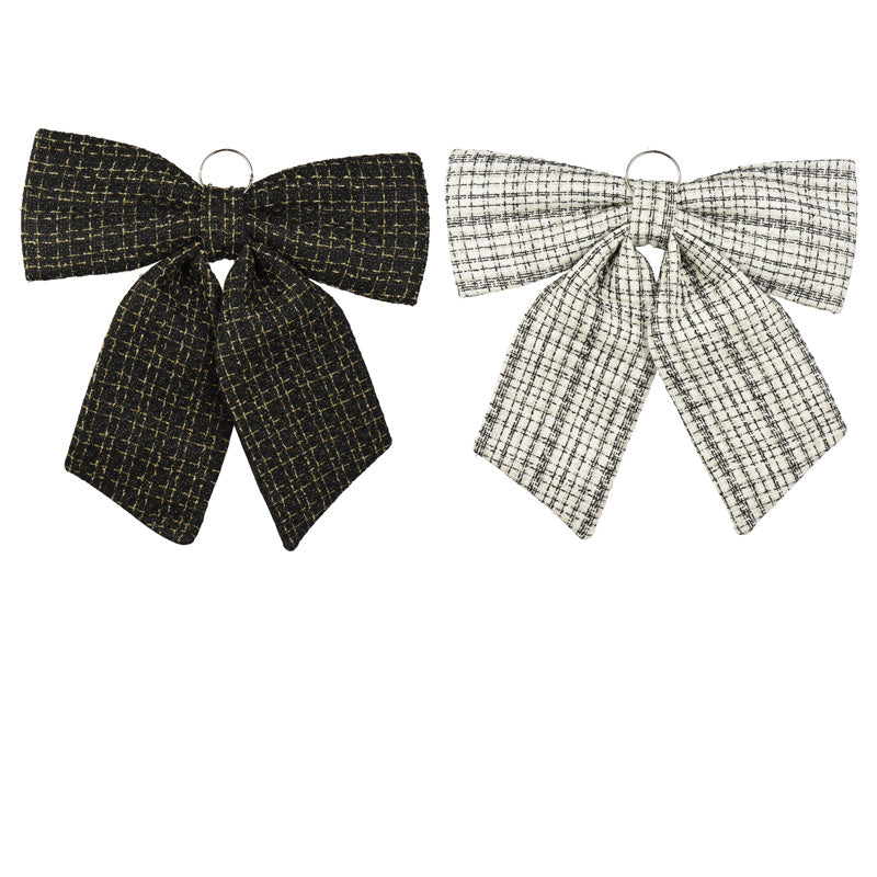 Decoris Luxe Tweed Bow (Assorted Designs)