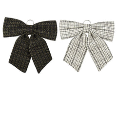 Decoris Luxe Tweed Bow (Assorted Designs)