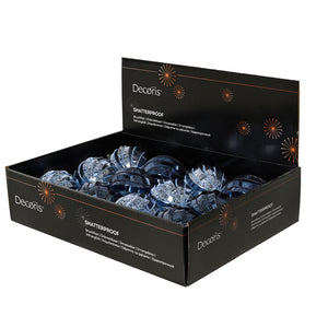 Decoris Blue Mercury Bauble (Assorted Designs)