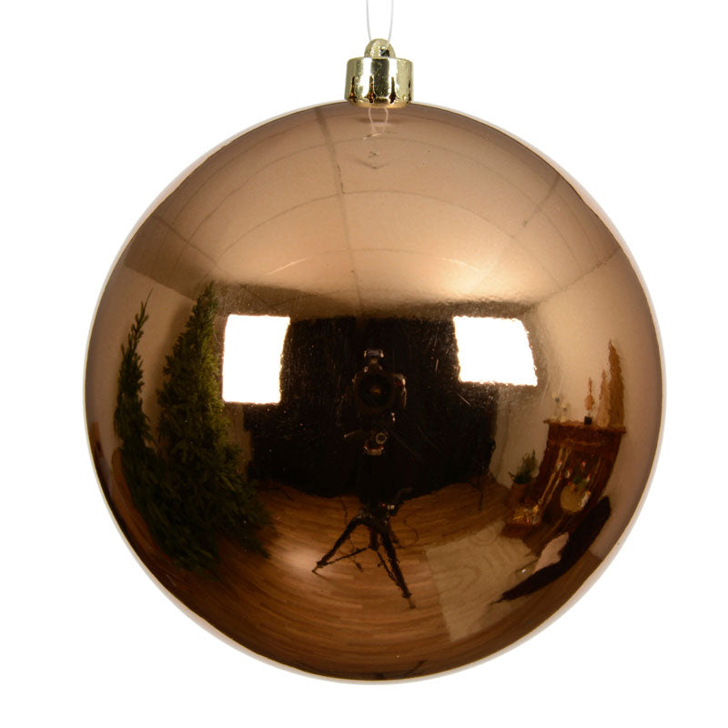 Decoris Large Shatterproof Bauble in Brandy