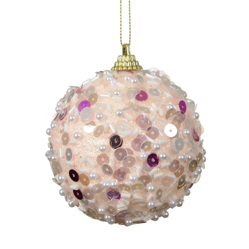 Decoris Bubbly Blush Foam Bauble