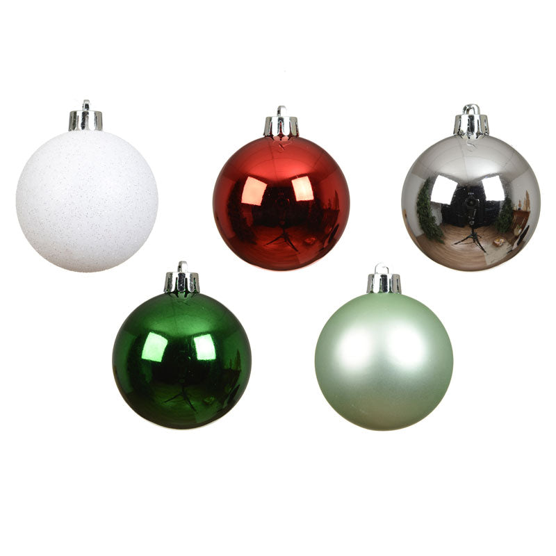Decoris Candy Cane Lane Bauble Mix (Pack of 30)