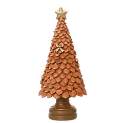 Decoris Caramel Glazed Polyresin Tree