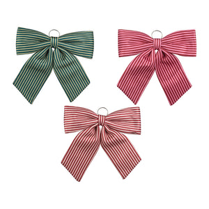 Decoris Carnival Stripe Bow (Assorted Designs)
