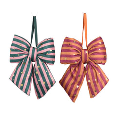 Decoris Celestial Striped Bow (Assorted Designs)
