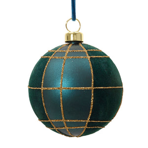 Decoris Emerald Lattice Bauble