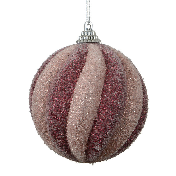 Decoris Frosted Fig Foam Bauble